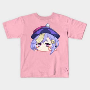 chibi qiqi genshin fanart Kids T-Shirt